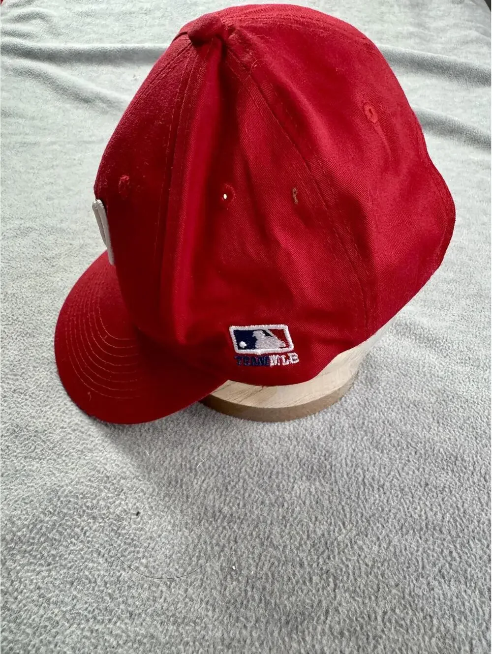 washington nationals red cap‎ dad hat mlb oc sports strapback